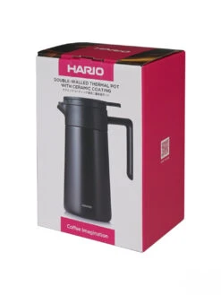HARIO Double-Walled Thermal Pot (w/ Ceramic Coating) (600ml/20oz) -Hario 329140e7 5dd0 43be 905f a523ec38a4de