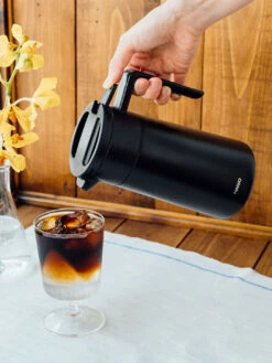 HARIO Double-Walled Thermal Pot (w/ Ceramic Coating) (600ml/20oz) -Hario 8602867a 47d9 4917 ba2b 973f308cc47e