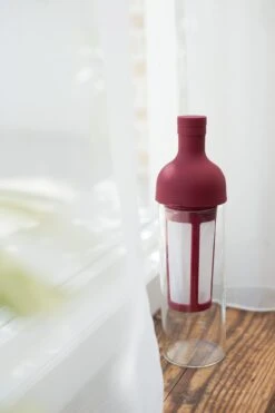 Hario Cold Brew Coffee Filter In Bottle (Cranberry Red) -Hario FIC 70 CR LS2