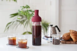 Hario Cold Brew Coffee Filter In Bottle (Cranberry Red) -Hario FIC 70 CR LS3