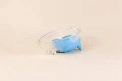 "Wanco" Pet Bowl - Glass Mint Blue