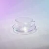 Glass Cup & Saucer Wide