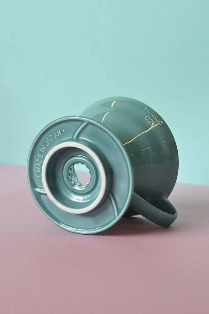 Hario V60 Ceramic Coffee Dripper Indigo Blue - Size 02 4 Hario V60 Ceramic Coffee Dripper Indigo Blue - Size 02 - Image 4