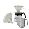 Hario V60 Craft Coffee Maker Kit + Hario V60 Drip Kettle AIR Bundle
