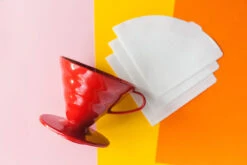 Hario V60 Starter Kit (Red) -Hario VD 02R LS