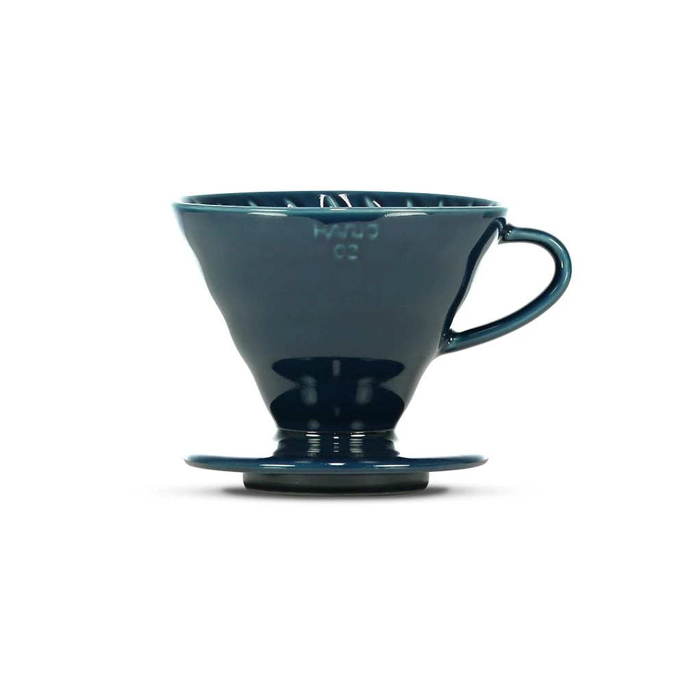 Hario V60 Ceramic Coffee Dripper Indigo Blue - Size 02 1 Hario V60 Ceramic Coffee Dripper Indigo Blue - Size 02