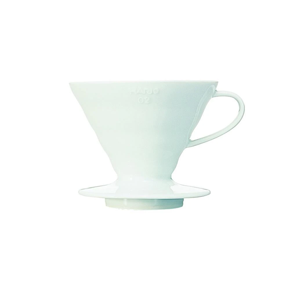 Hario Bloom V60 Ceramic Coffee Dripper White - Size 02 1 Hario Bloom V60 Ceramic Coffee Dripper White - Size 02