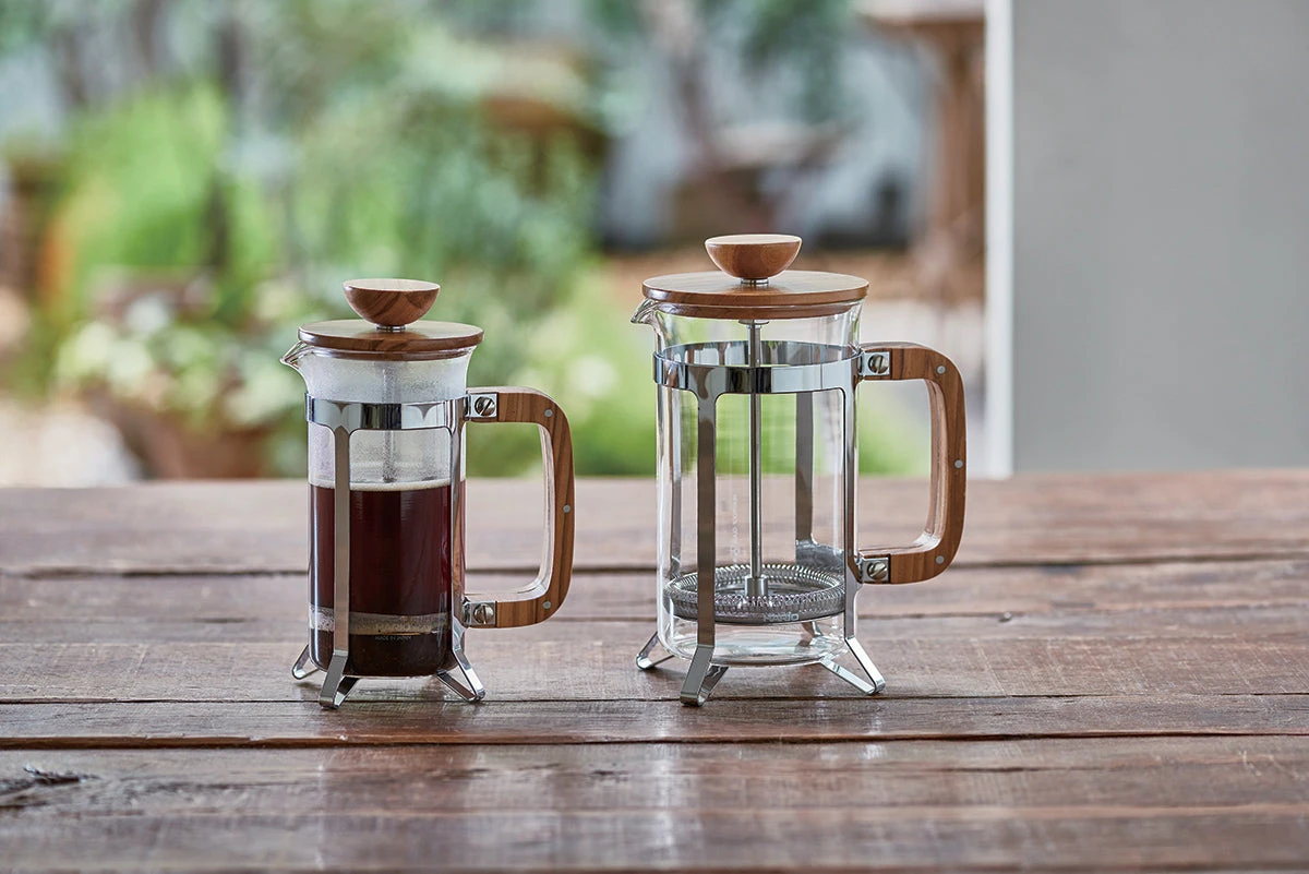 Hario Cafe Press Olive Wood (4 Cup) 2 Hario Cafe Press Olive Wood (4 Cup) - Image 2