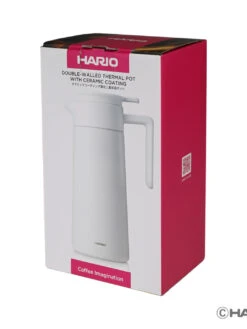 HARIO Double-Walled Thermal Pot (w/ Ceramic Coating) (800ml/27oz) -Hario ffd18c56 84ab 4fef b2ae fd67a4efbaa7