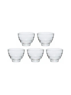 HARIO Heatproof Yunomi Glass (170ml/5.7oz) (5-Pack)