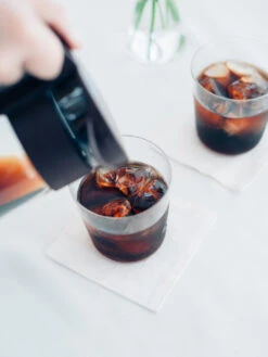 HARIO Mizudashi Cold Brewer -Hario hario mcpn 14 b mizudashi cold brewer black pouring 2