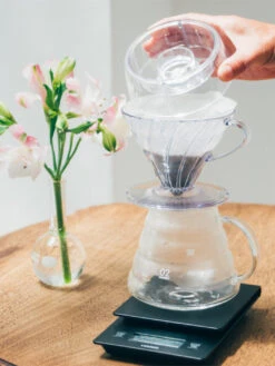 HARIO V60 Drip-Assist 12 HARIO V60 Drip-Assist -Hario hario pda 02 t v60 drip assist in use 1