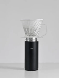 HARIO Pegasus 02 Dripper (Plastic) -Hario hario ped 02 pegasus 02 dripper transparent in use 03