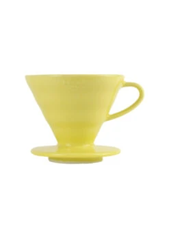 HARIO V60-02 Dripper (Ceramic) -Hario hario v60 02 ceramic dripper yellow