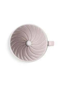 HARIO V60-02 Dripper (Ceramic) -Hario hario vdc 02 du v60 02 ceramic dripper dune top view 1b962077 025a 4df9 99b3 09df5bf86770