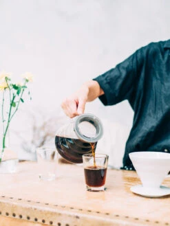 HARIO V60-02 Range Server (600ml/20oz) -Hario hario xgs int 02tb v60 02 range server 600ml in use 2